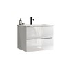 NicBex Floating Bathroom Vanity with Sink and Faucet Holes,Bathroom Sink Vanity with 2 Drawers,Oak/Walnut/White/Gray - 2 of 4
