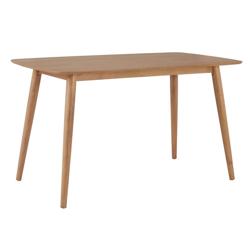 Cortland Mid Century Modern Tapered Dining Table Natural - Inspire Q, 1 of 7