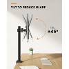 Ergear Monitor Mount for Most 13-32" Screens up to 17.6lbs, Adjustable Height & Angle, Single Desk Mount Stand, Sleek Black Design - 3 of 4