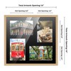 PosterPalooza | Natural Finish Collage Frame - Black Mat, 20 Frame Sizes to Choose From, UV Acrylic - 2 of 4