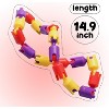 6-Pack Multicolored Chain Fidget Spinners – Easter Basket Stuffers, Sensory Toys for Kids & Adults, Stress Relief for Autism & Anxiety - 3 of 4