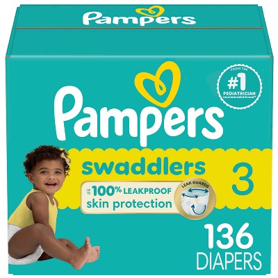 Pampers Swaddlers Sensitive Disposable Diapers - (Select Size and Count)