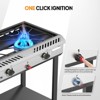 ROVSUN 2 Burner Outdoor Propane Gas Stove with Ignition, Regulator & Shelf, 150,000 BTU Powerful Cooker for Backyard Patio Home Cooking Frying Canning - 4 of 4