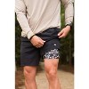 Burlebo Men's Athletic Workout 5.5" Inseam Shorts With Built-in Liner - 2 of 3
