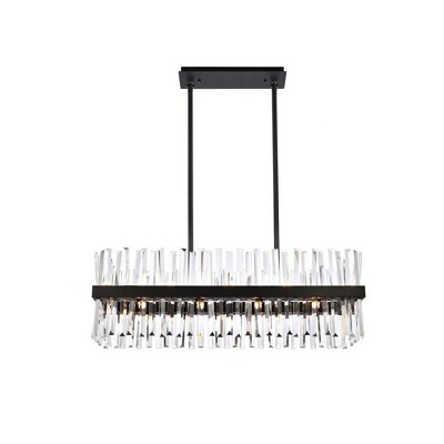 Elegant Lighting Serephina 20 - Light Chandelier in  Black