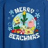 Men's - SpongeBob SquarePants - Merry Beachmas Long Sleeve Graphic T-Shirt - 2 of 4