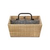 Cheung's Renee Wood & Metal 4 Slot Caddy - Brown - 3 of 4