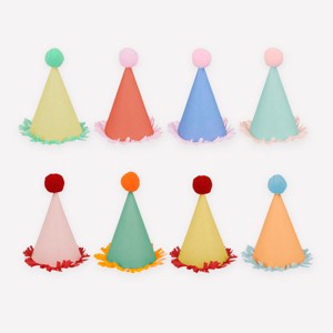 Meri Meri Mini Party Hats (Pack of 8) - 1 of 4
