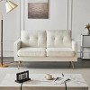 Karl Home |53.5 inch Square Arms Loveseat Sofa - 2 of 4