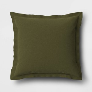 26"x25" Woven Outdoor Deep Seat Back Cushion - Threshold™ - 1 of 4