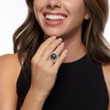 Ross-Simons 11.5-12mm Black Cultured Pearl Openwork Ring in Sterling Silver and 14kt Yellow Gold - 2 of 4