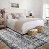 Large Machine Washable Rug with Non-Slip Backing Stain-Resistant Oriental Medallion Accent Rugs for Living Room Dining Room Bedroom Office Playroom - 2 of 4
