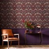 William Morris at Home Strawberry Thief Plum Wallpaper - 2 of 4
