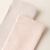 Anna-Kaci Women's 2-Pack Long Ribbed Non-Slip Socks with Grip Soles for Indoor Comfort and Support - 2 of 3