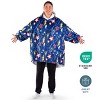 The Bare Homey - Adult Wearable Blanket - Fleece Side Pockets - 4 of 4