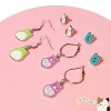 Squishmallows Earrings Gift Set - 2 Stud & 2 Fishhook Drops with Charms Squishmallows Jewelry for Girls - 4 of 4