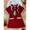 Cozy Meets Chic Tweed Dress Mia Belle Girls - 3 of 4