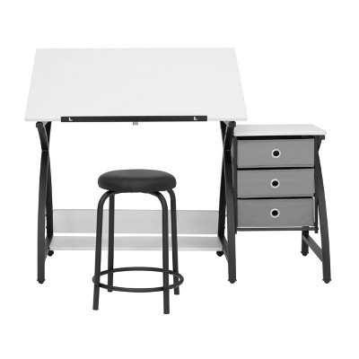 Comet Plus Drawing Table and Stool Set - studio designs