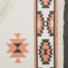 Design Imports Southwestern Textured Fringe - Gray & Blush - 2 X 3 Ft - 3 of 4