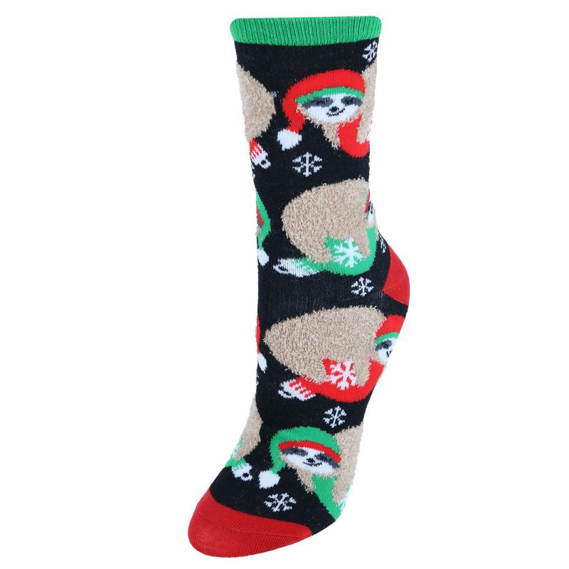 Gold Medal Women's 2 Pack Butter and Flat Knit Holiday Sock Combo Set, 2 of 4