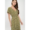WEST K Women's Georgia Faux-Wrap Maxi Dress with High-Low Hem and Tie Waist - 3 of 4