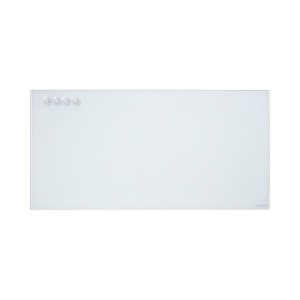 ECR4Kids MessageStor Magnetic Dry-Erase Glass Board with Magnets, 18in x 36in, 1 - 1 of 4