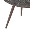 PAGED Wicker Outdoor Chairs Outdoor Dining Chairs with Iron Legs for Patio, Garden, Lawn - 4 of 4