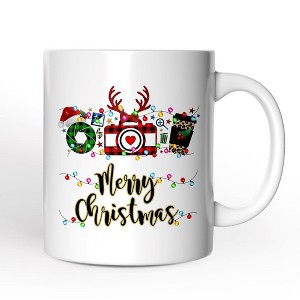Photographer Buffalo Plaid Christmas Mug, Holiday Gift (Non-Custom Only)| OrnamentallyYou - 1 of 4