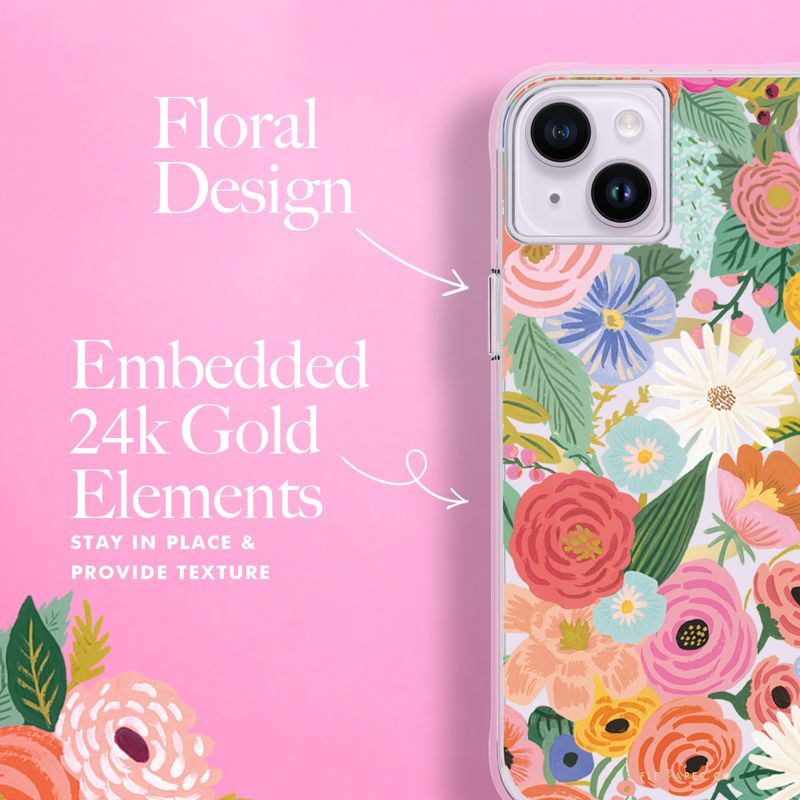 Rifle Paper Co. Apple iPhone 14 Plus MagSafe Compatible Floral Case, 6 of 9