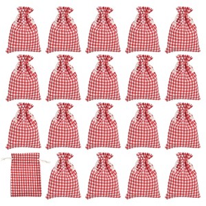 Unique Bargains Large Capacity Bank Deposit Change Bag with Drawstring 20 Pcs - 1 of 4