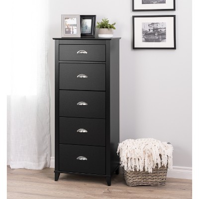 Tall on sale black drawers