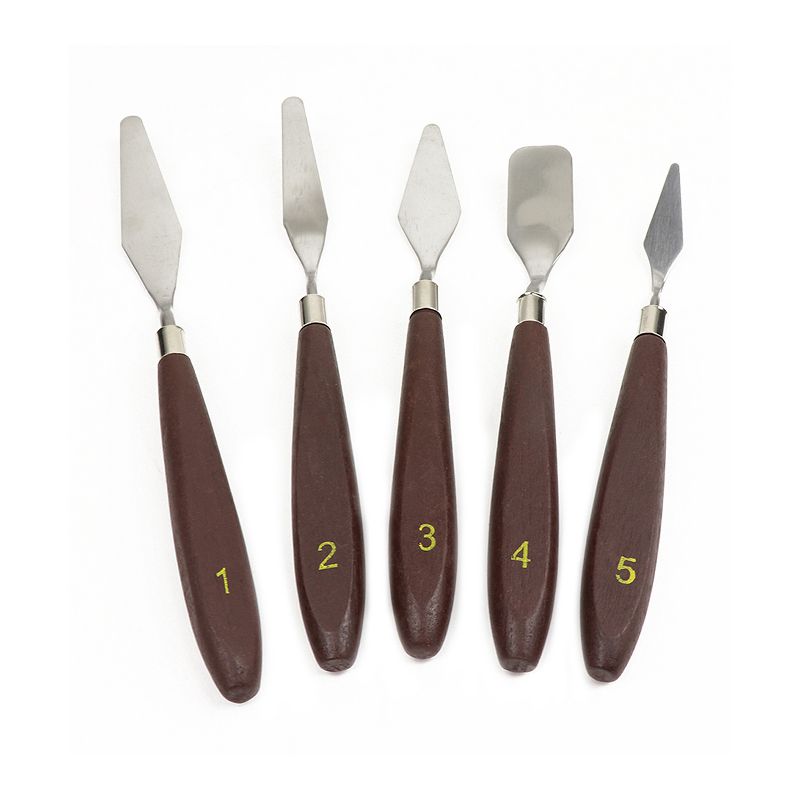 O'Creme Mini Spatulas, Set of 5 (with Different Sizes and Shapes), 1 of 4