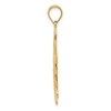 Black Bow Jewelry 14k Yellow Gold 27mm Filigree Sun Pendant - 2 of 4