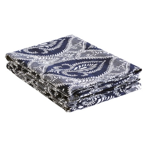Heavyweight Cotton Flannel Fleur-de-lis Or Solid 2-piece Pillowcase Set ...