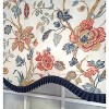 RLF Home 3" Rod Pocket High Quality Fabric Giana Ruffled Provance Valance for Windows 50" x 15" Americana - 3 of 4