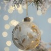 Whisen D3.9" Christmas Ball Ornaments, Glass Decorative Hanging Ball Christmas Tree Ornaments, Set of 6 - 3 of 4