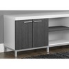 Monarch Specialties TV STAND - 60L / WHITE / GREY - 2 of 4