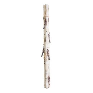 Rustic Birch Log Bundle with Snowy Accents (Set of 12) - 1 of 3