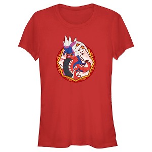 Juniors Womens Pokemon Koraidon Circle T-Shirt - 1 of 4