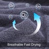 PiccoCasa Soft 100% Combed Cotton Luxury Highly Absorbent Bath Hand Towel - 4 of 4