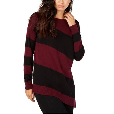 Vince Camuto Womens Asymmetrical Pullover Sweater