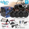 Pyle 1500W Waterproof Off-Road Bluetooth Speaker System with RGB Lights - Black - 2 of 4