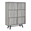 Hulbert Modern Industrial 6 Shelf Multi Functional Cabinet - Christopher Knight Home - 4 of 4