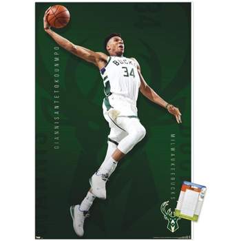 Trends International NBA Milwaukee Bucks - Giannis Antetokounmpo 19 Unframed Wall Poster Prints