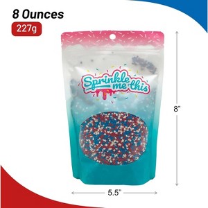 Sprinkle Me This - Patriotic Small Stars – Red, White & Blue Patriotic Small Stars Sprinkles - 1 of 4