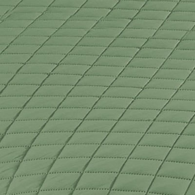 Twin Olive and Sage Reversible Quilted Bedspread Set