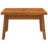 vidaXL Step Stool Various Solid Acacia Wood Small Durable Step Stool - 4 of 4