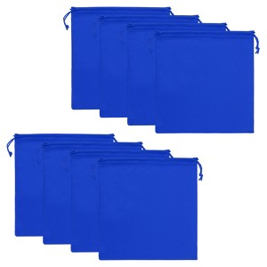 Unique Bargains Microfiber Foldable Eyeglass Ski Goggle Bags 5.9" x 5.9" 8 Pcs - 1 of 4