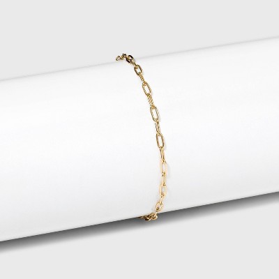 Photo 1 of 14K Gold Plated Paperlink Chain Bracelet - A New Day