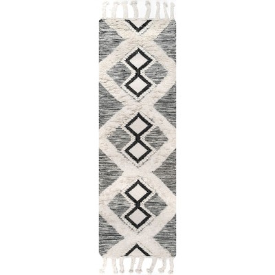Nuloom Yara Shaggy Helix Diamonds Indoor Area Rug